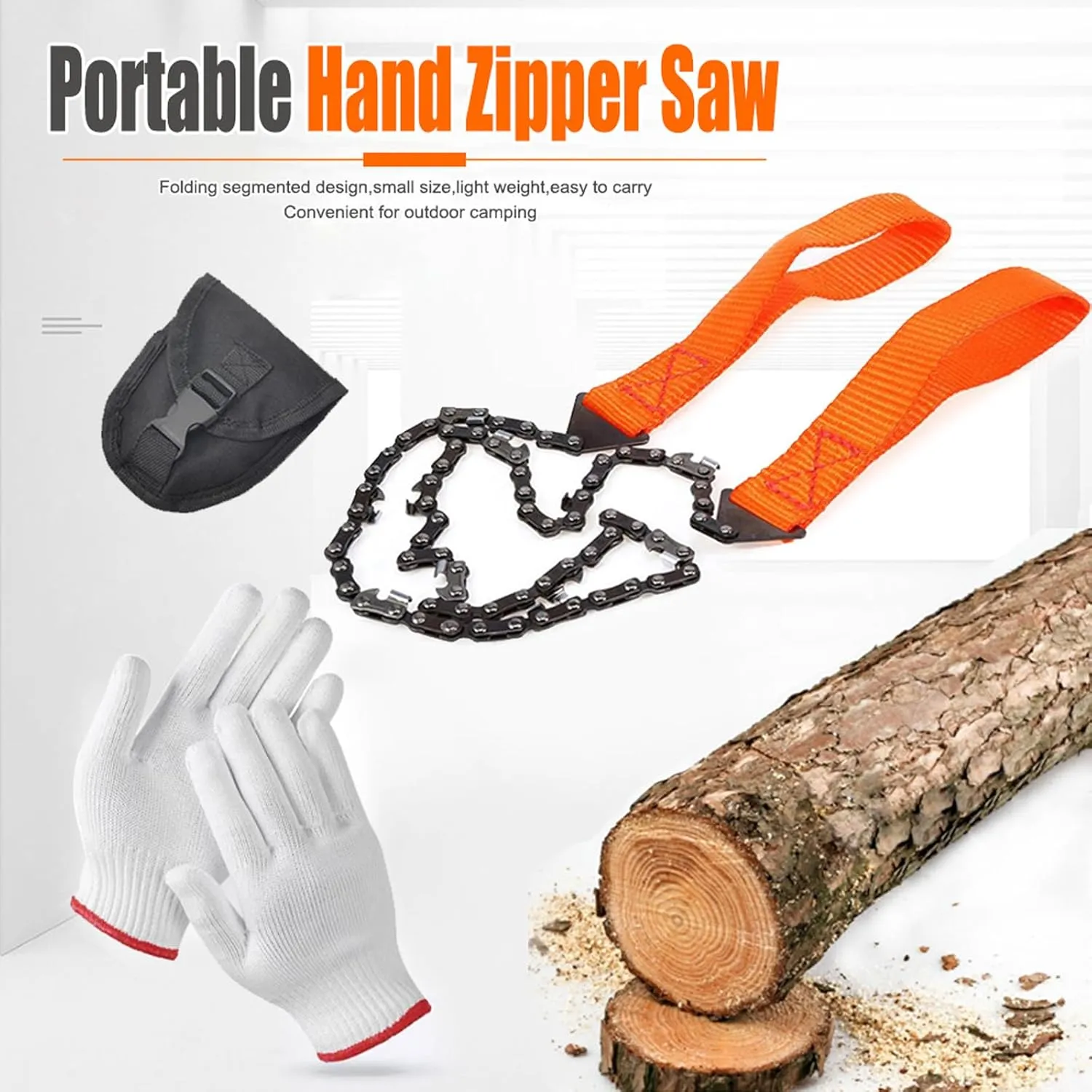 Portable Survival Chain Chainsaws Camping Hiking Tool Pocket Hand Tool Outdoor Pocket Chain