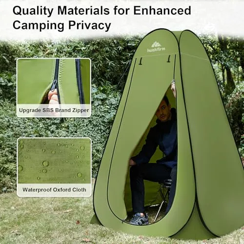 Portable Toilet Kit for Adults,Pop Up Privacy Tent,Stainless Steel Portable Camping Toilet