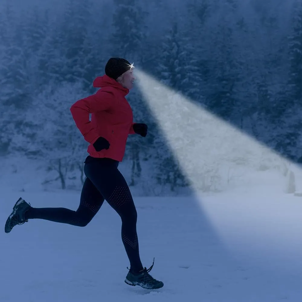 POWERCAP 2.0 Headlamp LED Beanie Cap Ultra-Bright Hands Free LED Lighted Battery Powered Hat - Real Tree Edge Fleece (HLB-8414)