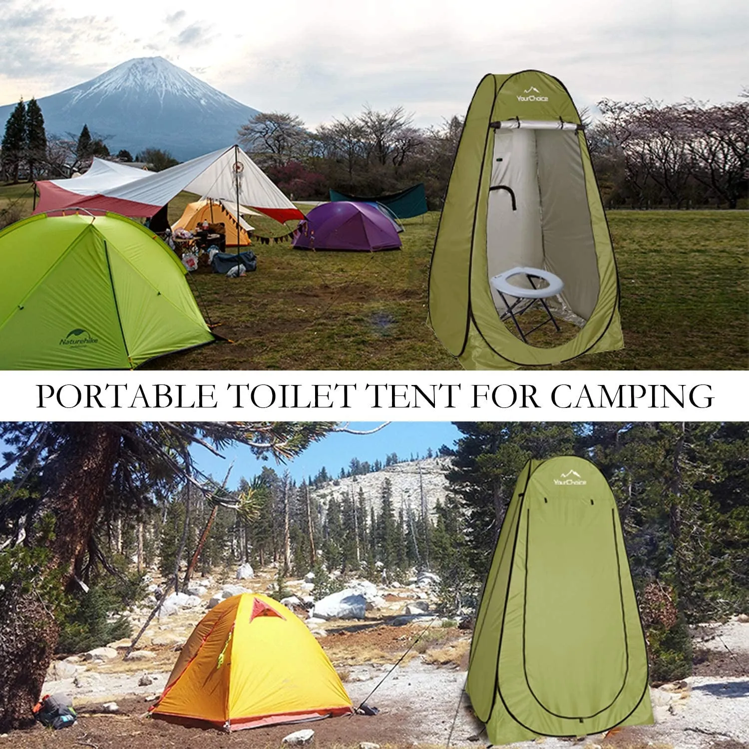 Premium Pop-Up Privacy Tent for Shower and Restroom Use
