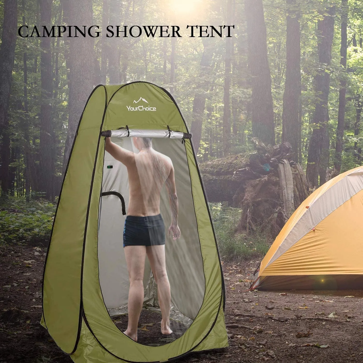 Premium Pop-Up Privacy Tent for Shower and Restroom Use
