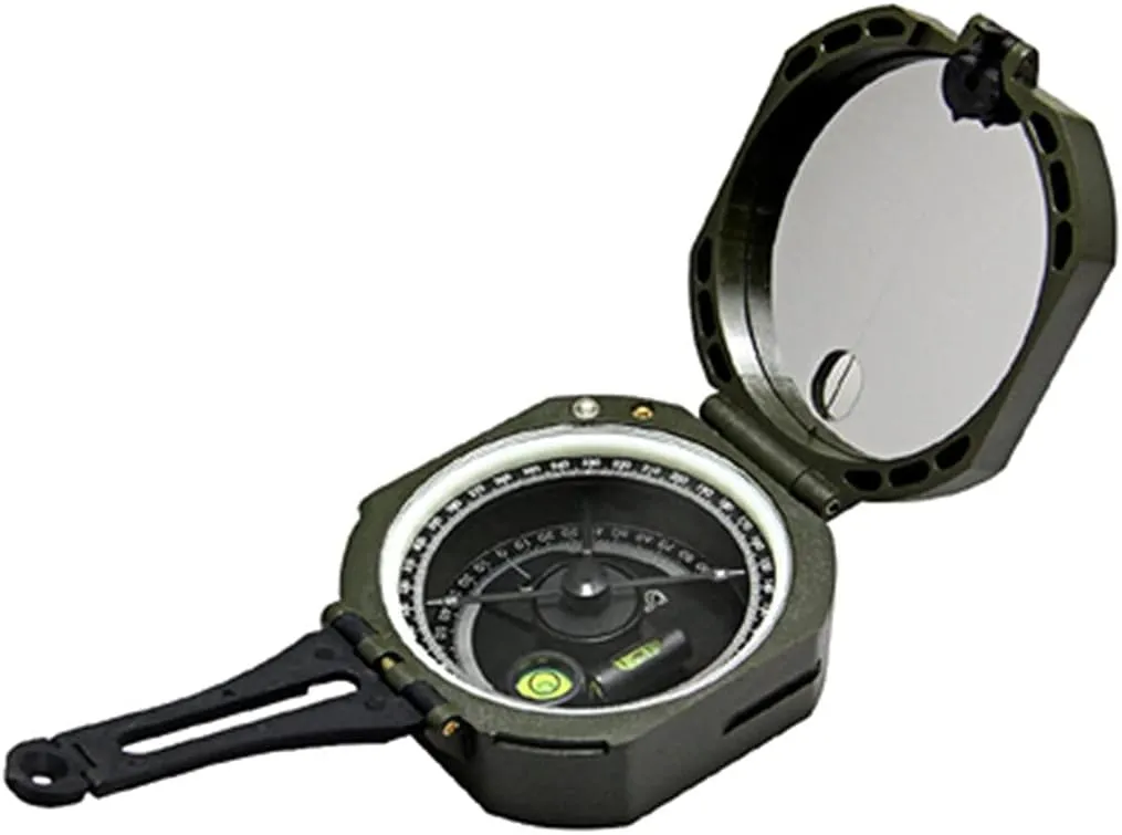 Professional Geological Compass Handheld Lightweight Outdoor Survival Compass for Measuring Slope Distance (Color : A)