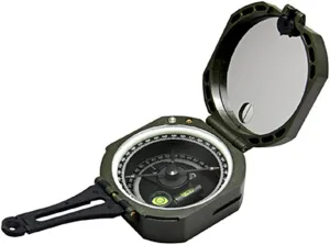Professional Geological Compass Handheld Lightweight Outdoor Survival Compass for Measuring Slope Distance (Color : A)