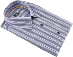 Purple Stripes Trim Fit Sport Shirt XXL