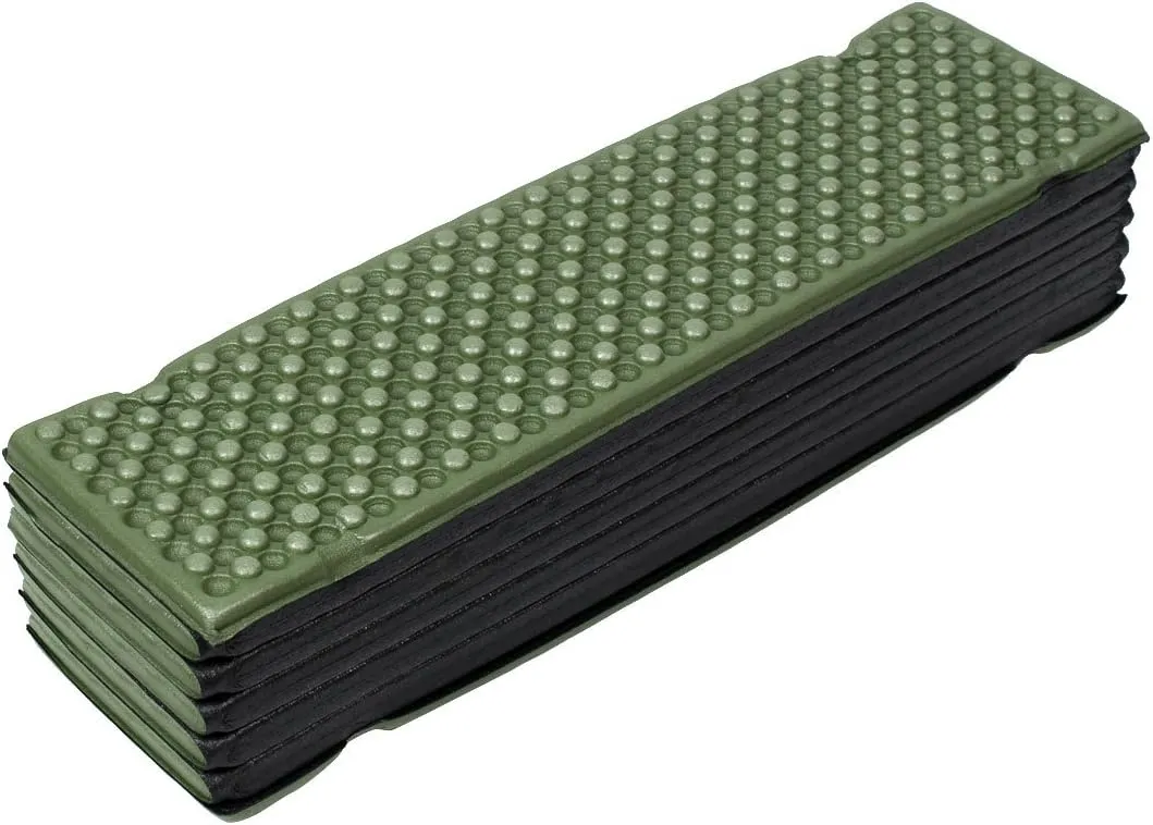 Qtqgoitem Outdoor Hiking Mountaineering Camping Picnic Dampproof Tent Foldable Mat Sleeping Foam Pad Green (Model: 0d1 c67 a16 874 873)