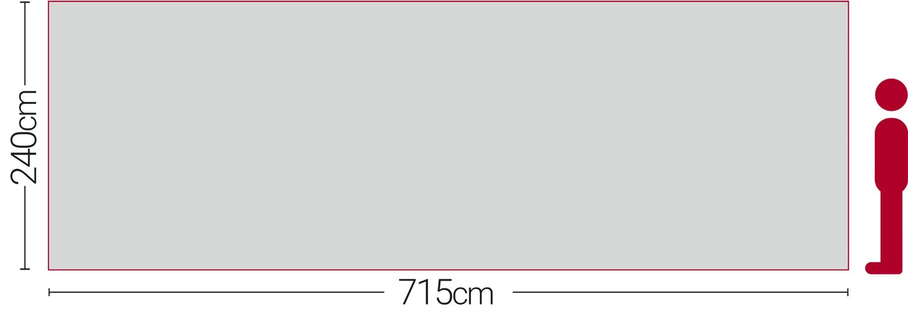 Quest Signature Extra Large Tarp (715 x 240 cm)