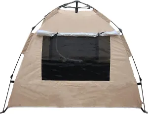 Quick Opening Automatic Tent, Waterproof and UV Resistant, Suitable for 2-3 People Camping, picnicking, Outdoor Travel - Khaki Color