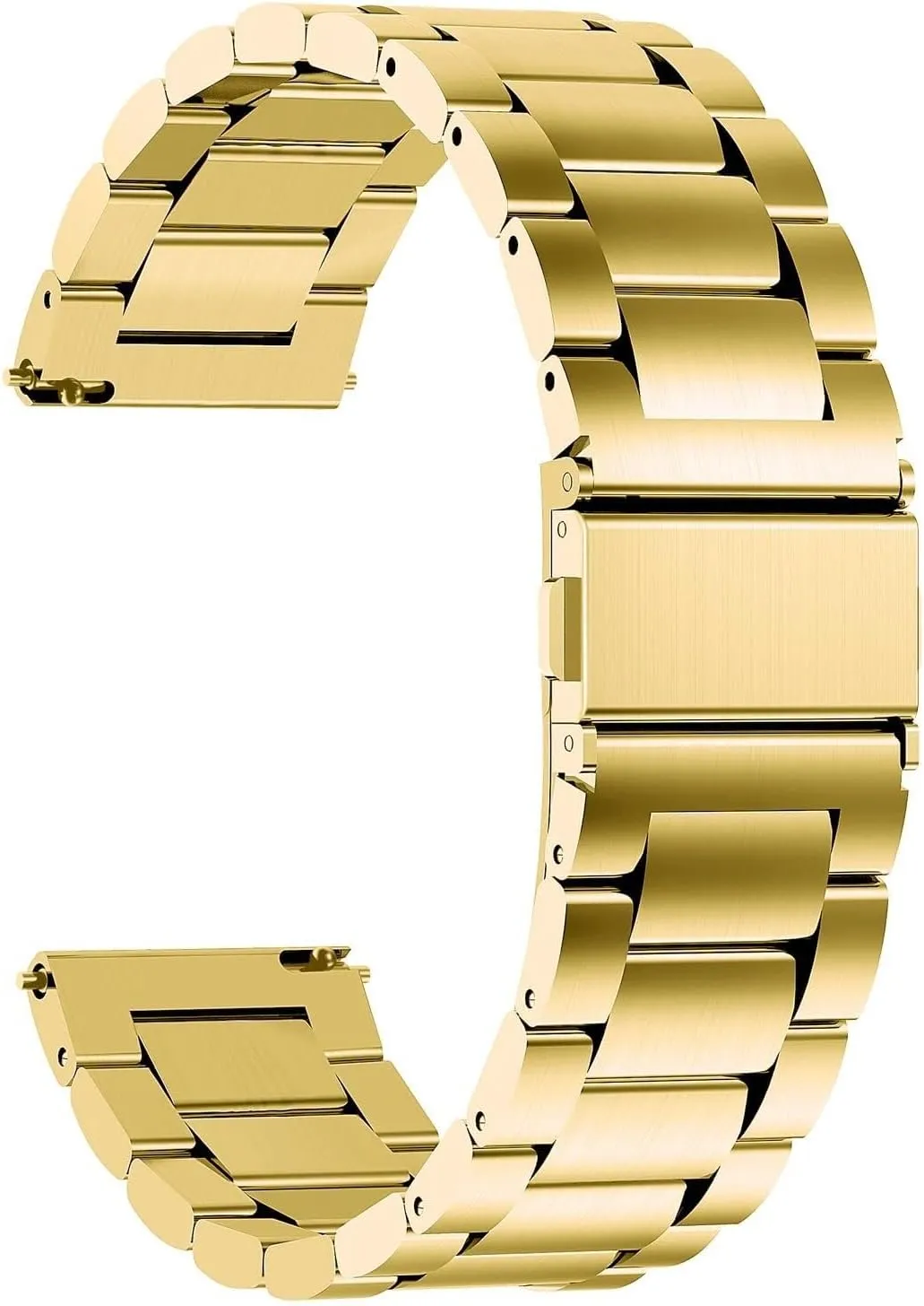 Quick Release Metal Chain Watch Bands, Stainless Steel Link Watch Strap Bracelet 18mm, 19mm, 20mm, 22mm For Men Women