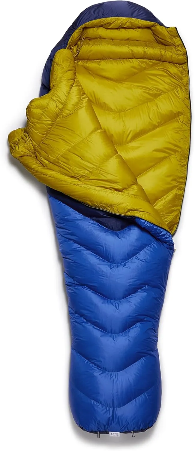 Rab Neutrino Down Insulated Lightweight Mummy Sleeping Bag for Climbing and Mountaineering