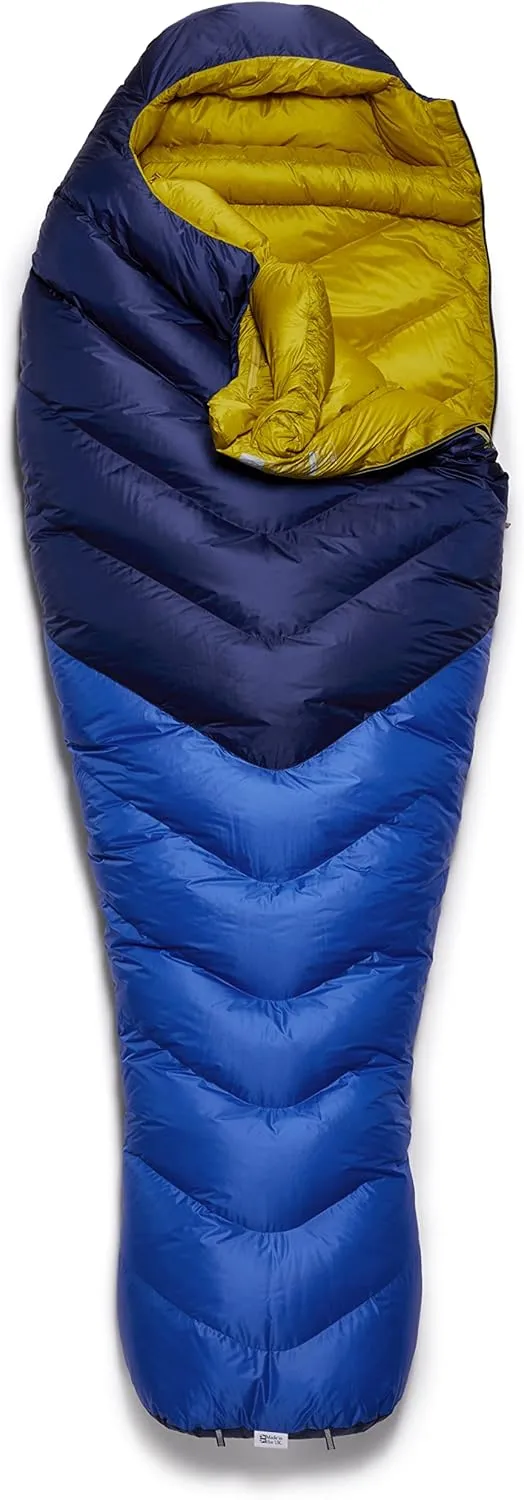 Rab Neutrino Down Insulated Lightweight Mummy Sleeping Bag for Climbing and Mountaineering