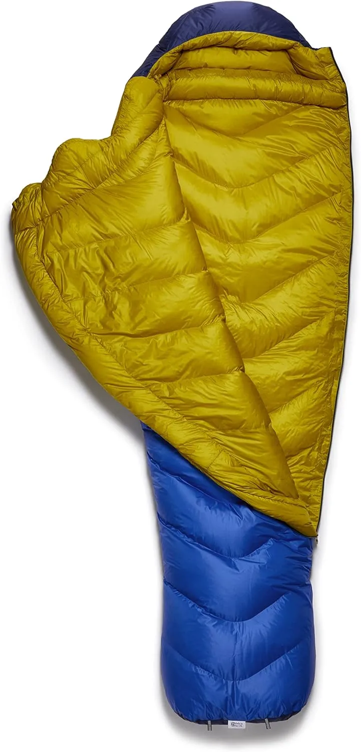 Rab Neutrino Down Insulated Lightweight Mummy Sleeping Bag for Climbing and Mountaineering