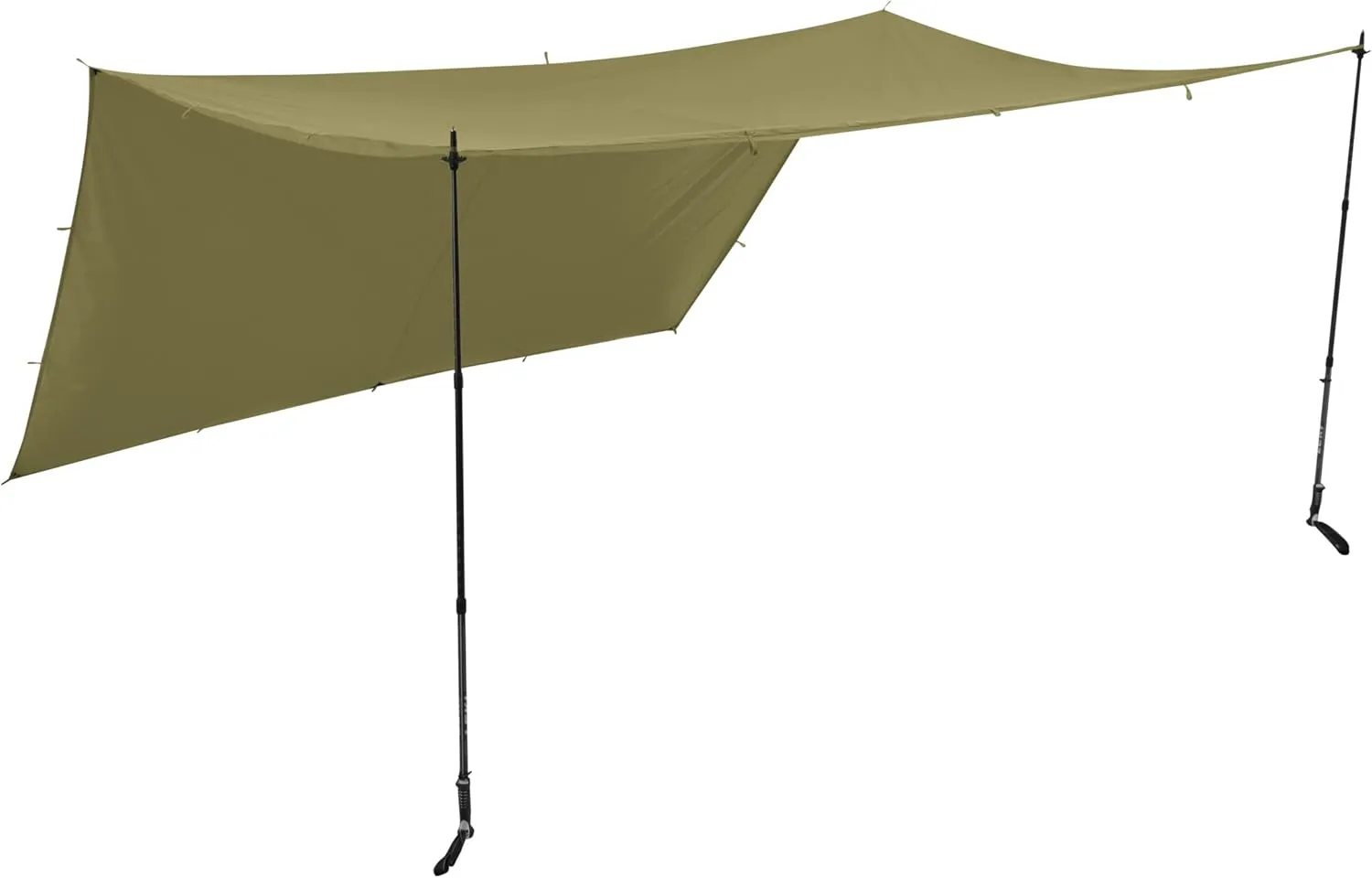 Rab Siltarp 3-Person Waterproof Lightweight Shelter Tarp for Camping and Backpacking - Olive - One Size