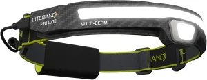 Rechargeable LED Headlamp - Liteband PRO 1000 Lumens Super Bright Head Lamp, Powerful Battery Powered Tactical Headlamps, Camping, Running, Hard Hat Light, Best Rated Forehead Flashlight, Carbon