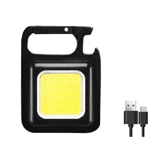 Rechargeable LED Headlamp with Built-in Battery, Type-C, Waterproof, for Outdoor Fishing and Camping