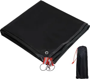 REDCAMP 53"x79"Vestibule Ultralight Waterproof Camping Tarp, Multifunctional Tent Footprint for 2 Person Tent for Camping, Hiking, Beach and Survival Gear, Lightweight