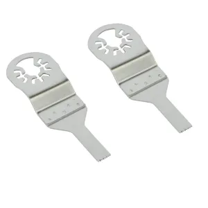 Replacement 2 Pack 10mm Stainless Steel Saw Blade Fits for Fein Multimaster Dremel Bosch Craftsman Ridgid Oscillating Tools for Versa Tool DB1G