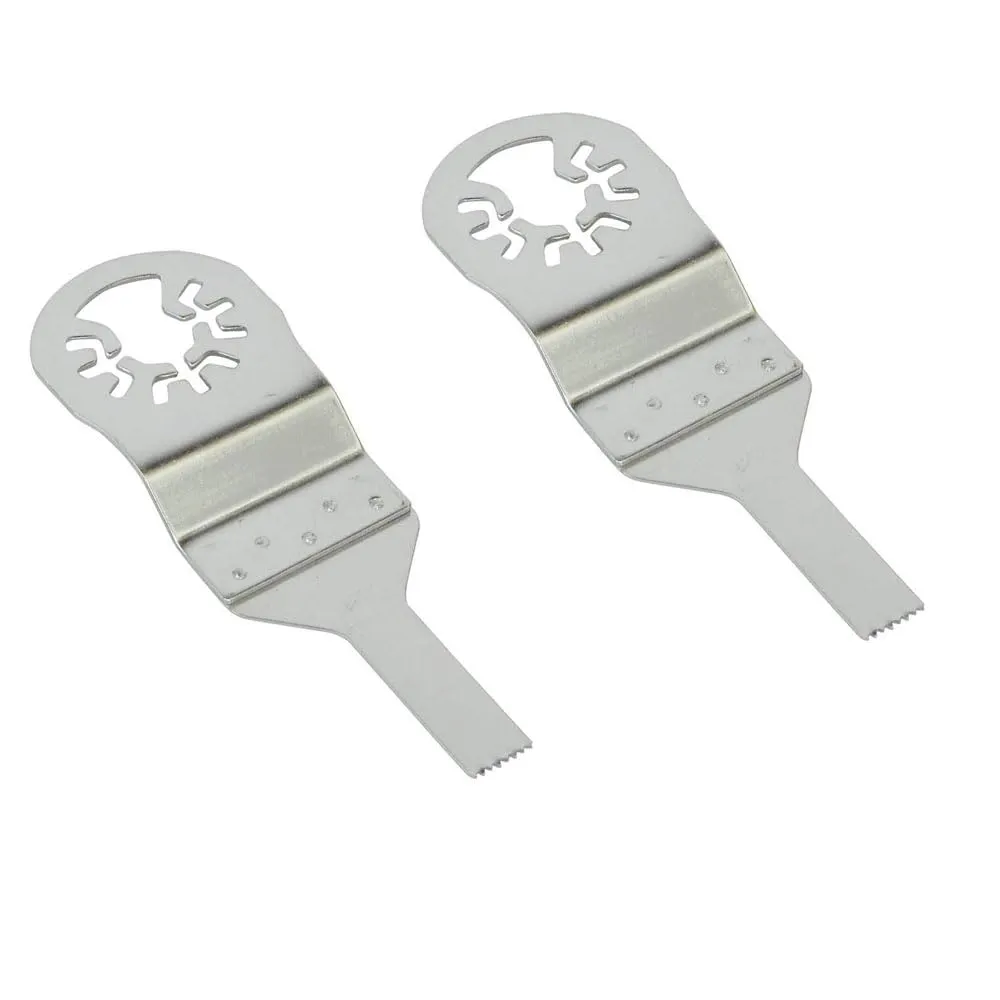 Replacement 2 Pack 10mm Stainless Steel Saw Blade Fits for Fein Multimaster Dremel Bosch Craftsman Ridgid Oscillating Tools for Versa Tool DB1G