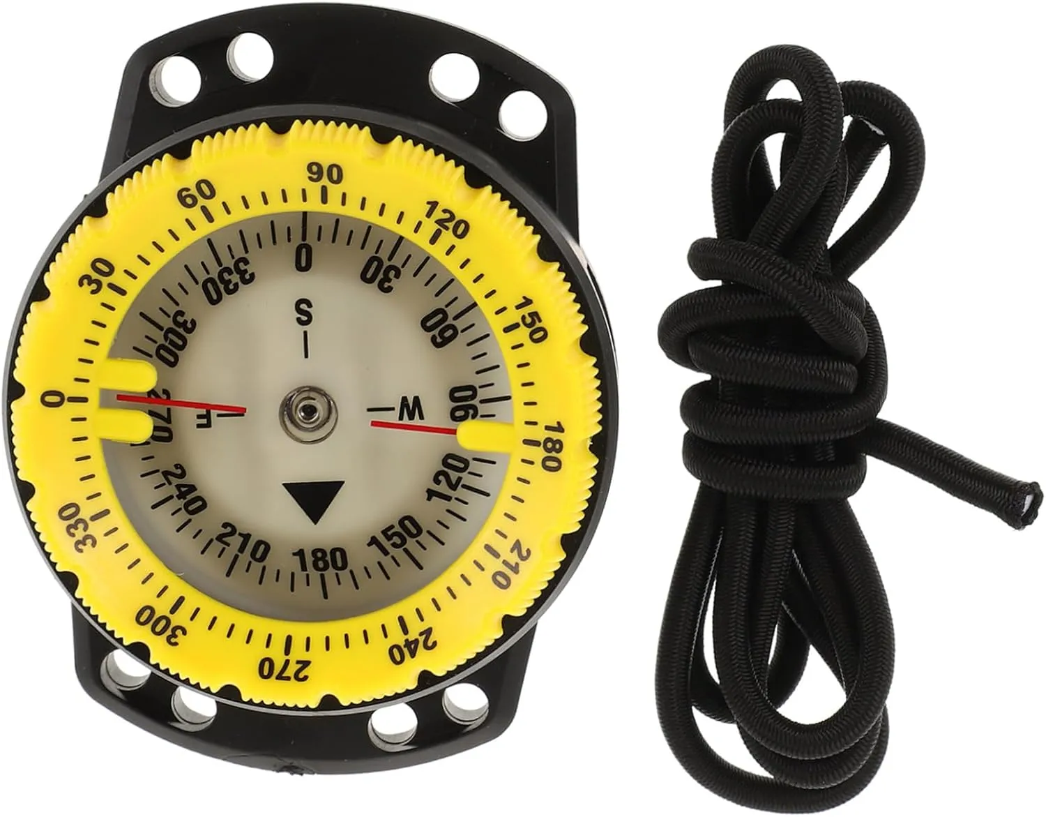 Retro Dive Compass Watch Compact Magnetic Sensitivity Waterproof for Diving Hiking Emergency Navigation