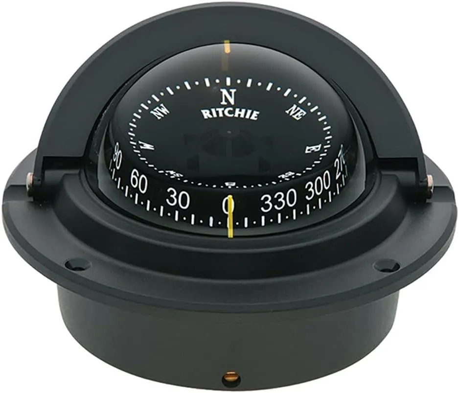 Ritchie Navigation Voyager Compass Flush Mt Blk