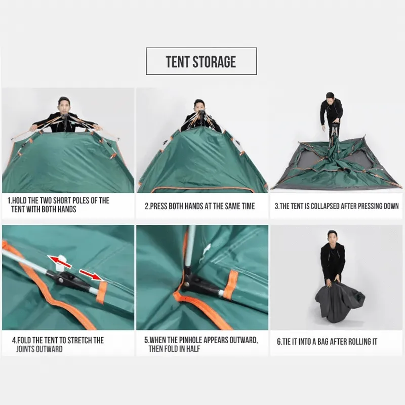 RIVER - 2 Layer Pop-up Tent PU 3000mm