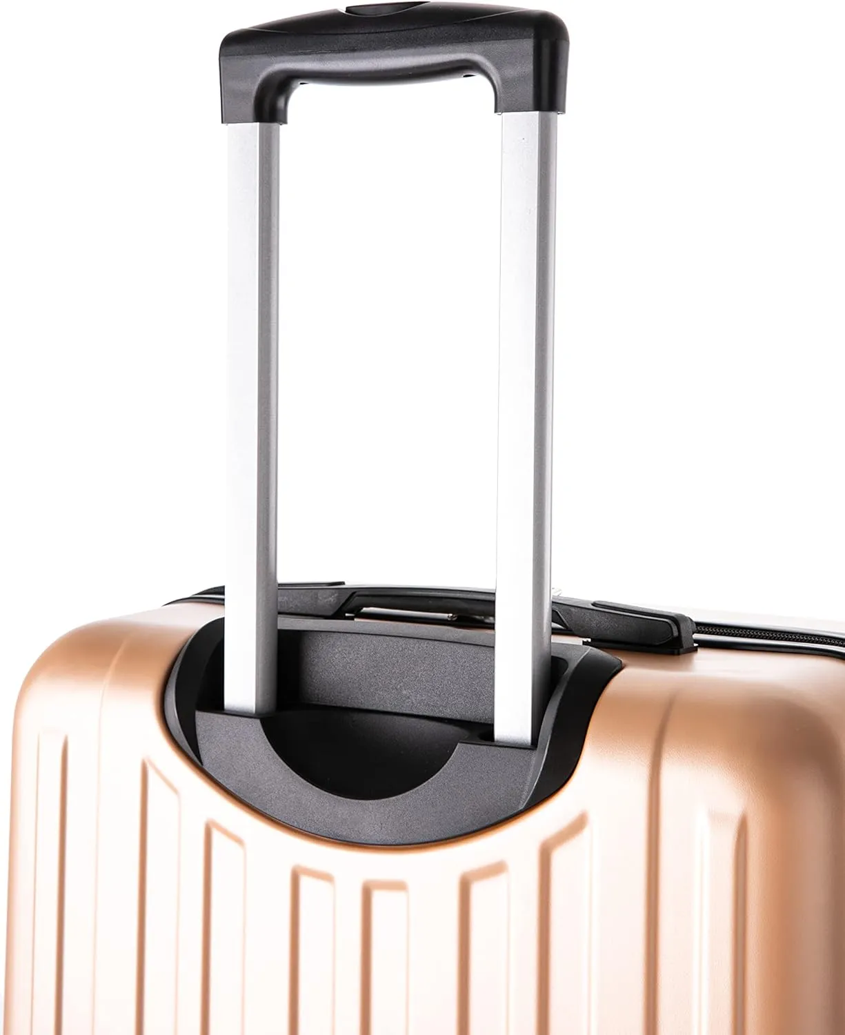 Rockland Paris Hardside Luggage with Spinner Wheels, Champagne, 3-Piece Set (20/24/28)