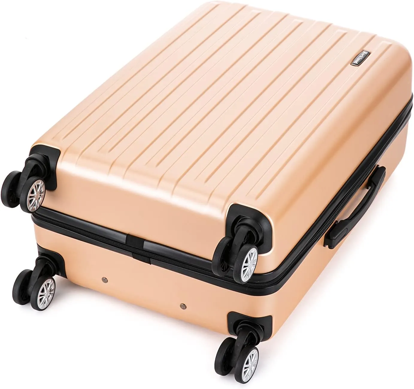 Rockland Paris Hardside Luggage with Spinner Wheels, Champagne, 3-Piece Set (20/24/28)