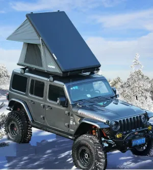 Rooftop Tent Hardshell Roof Top Hard Shell Suitable for Jeep SUV Truck Van，Camping Car Roof Tent for 2-3 Person