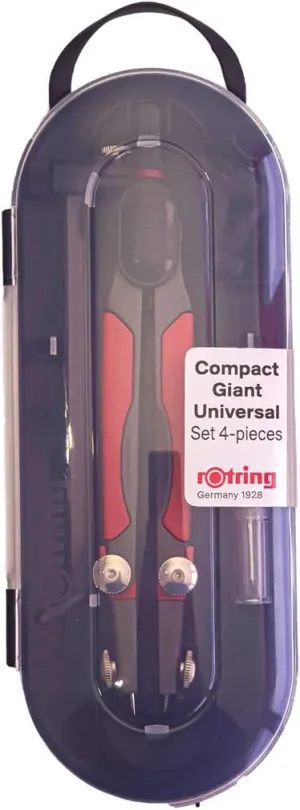 rOtring Rapid Adjustment Compass Set with Lead box | Circles up to 360 mm