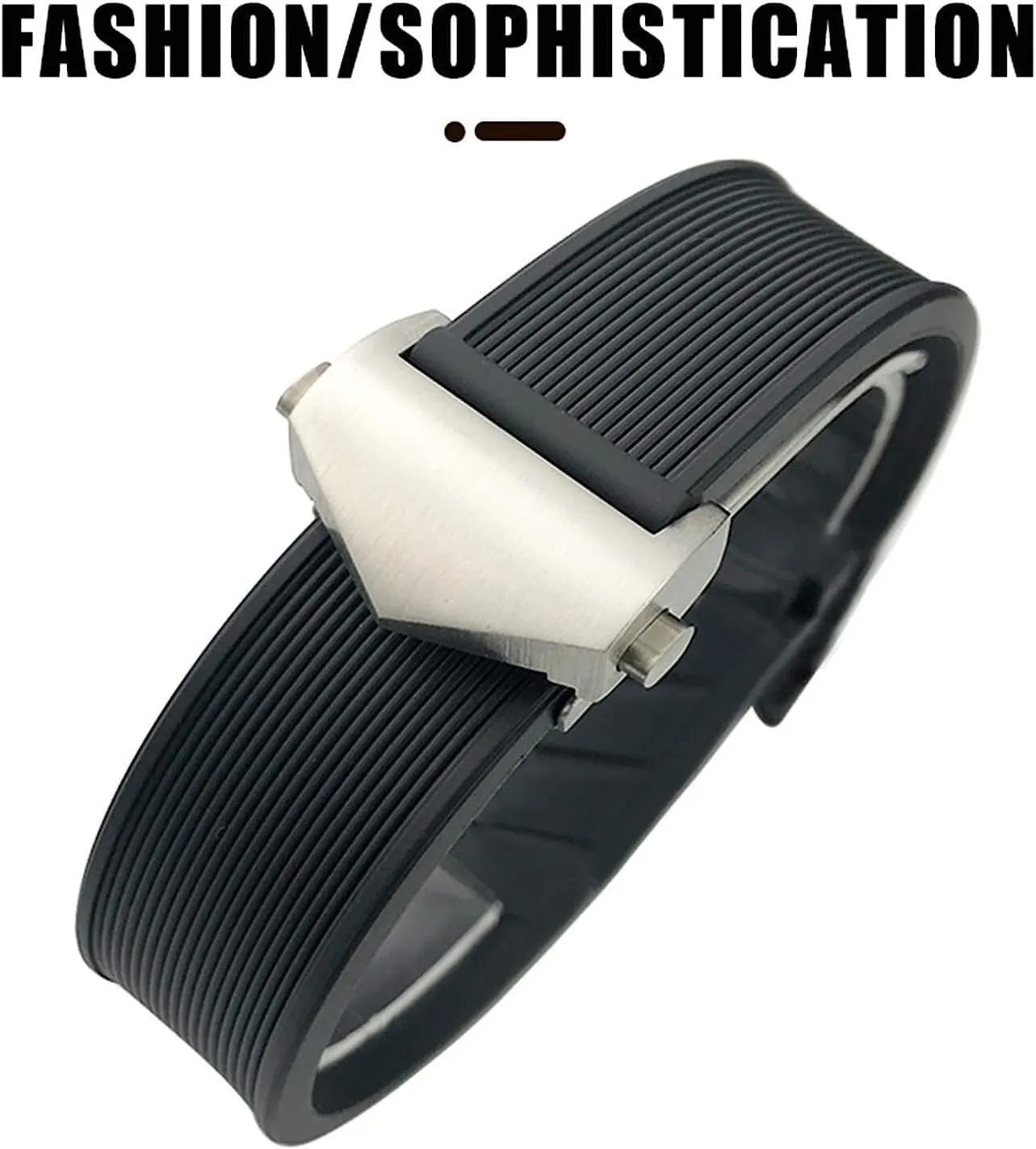 Rubber Watch Strap for Tag Heuer CARRERA AQUARACER 300 WAY201A WAY211C watchband Watch Accessories