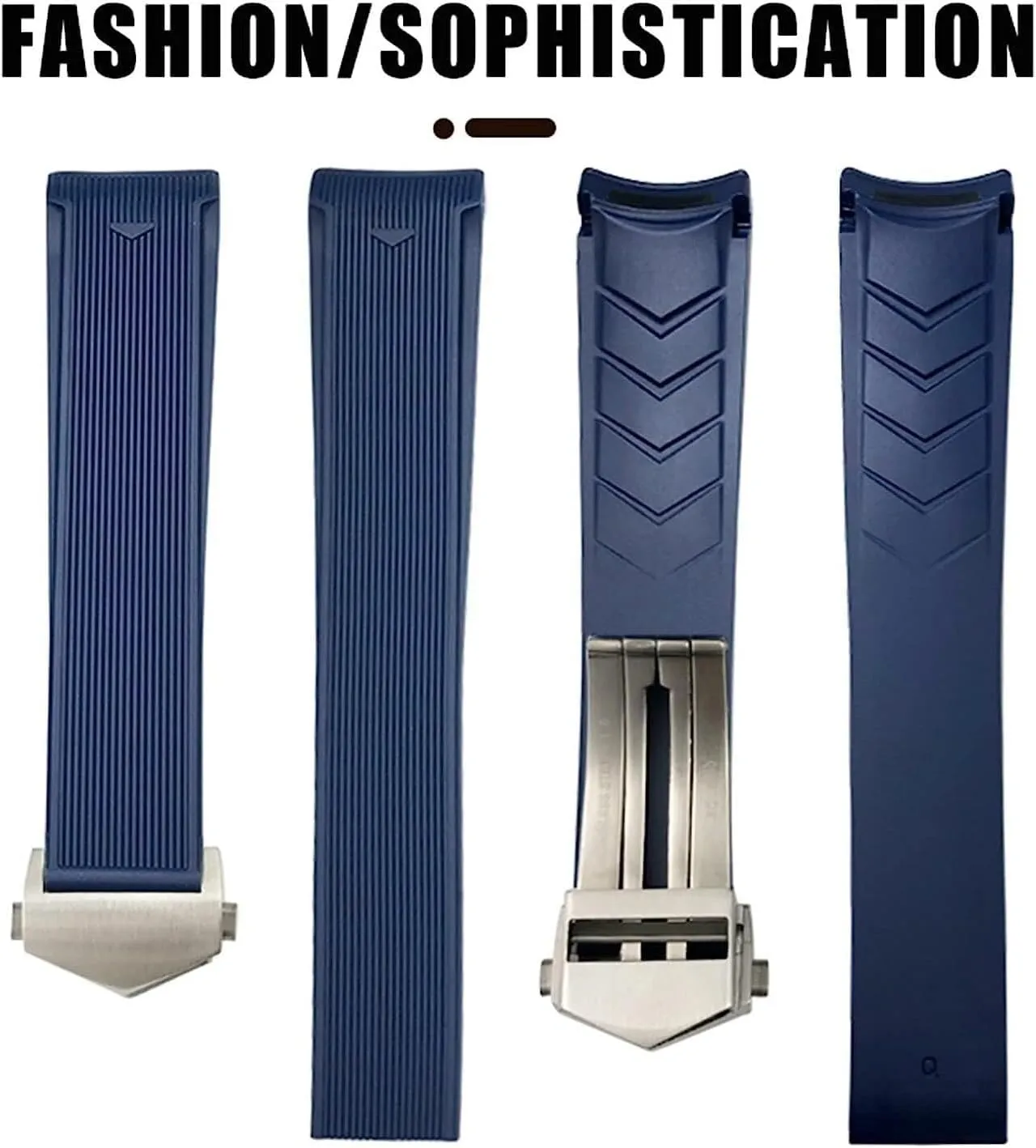 Rubber Watch Strap for Tag Heuer CARRERA AQUARACER 300 WAY201A WAY211C watchband Watch Accessories