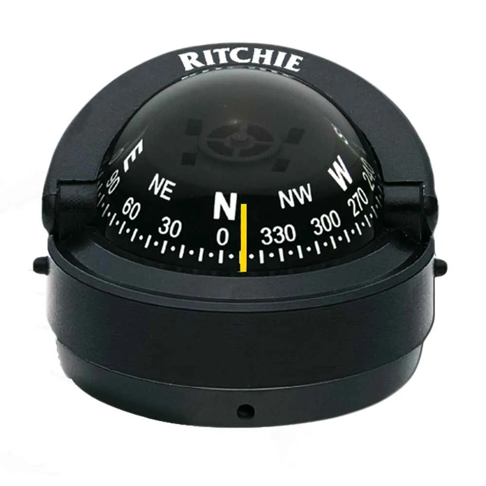 S-53 Explorer Compass - Surface Mount - Black