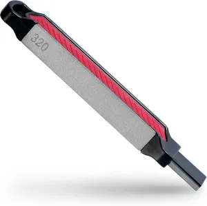 S SATC 4-in-1 Portable Diamond Knife Sharpener, Outdoor Tool for Kitchen, Hunting, Throwing Knives