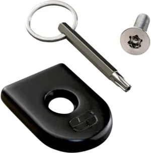 Saddlemen Black Fender Tab Cover & ATAB 1/4"-20 Seat Security Screw (8910B)