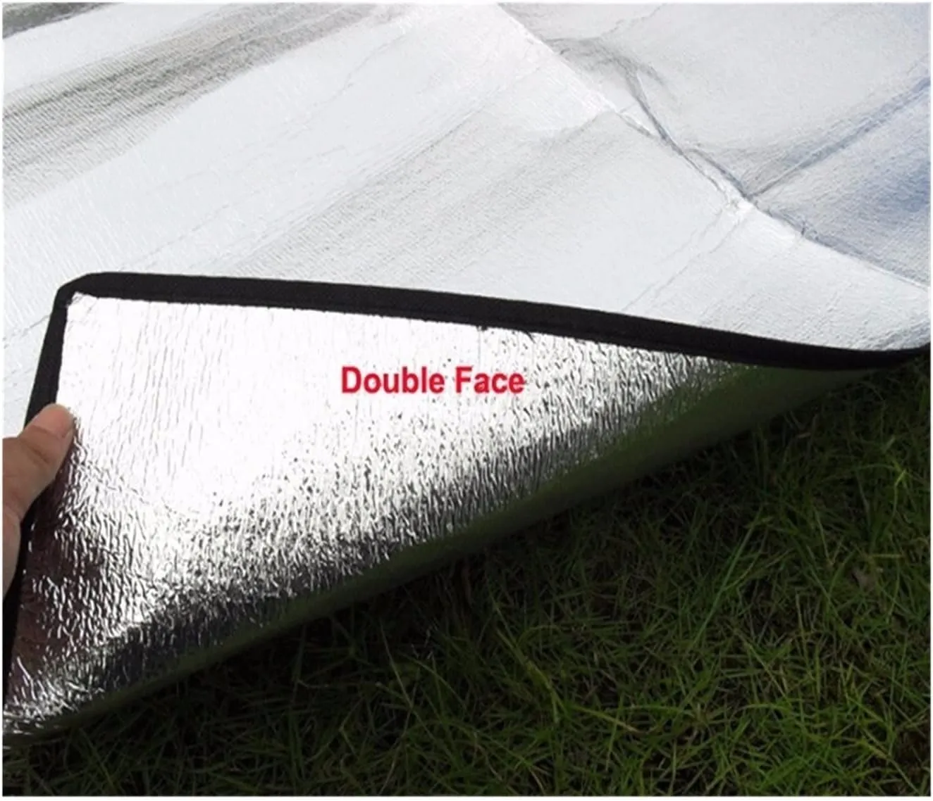 SEALFO Ultralight Camping Mat Picnic Blanket Beach Mattress Sleeping Pad Aluminum Foil EVA Foam Mat Outdoor Tent (Color : 200 x 250cm, Size : A)