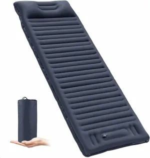 Self Inflatable Air Mattress Ultralight Hiking Camping Mat Thicken 10cm Sleeping Pad for Tent Backpacking Traveling Climbing (b)