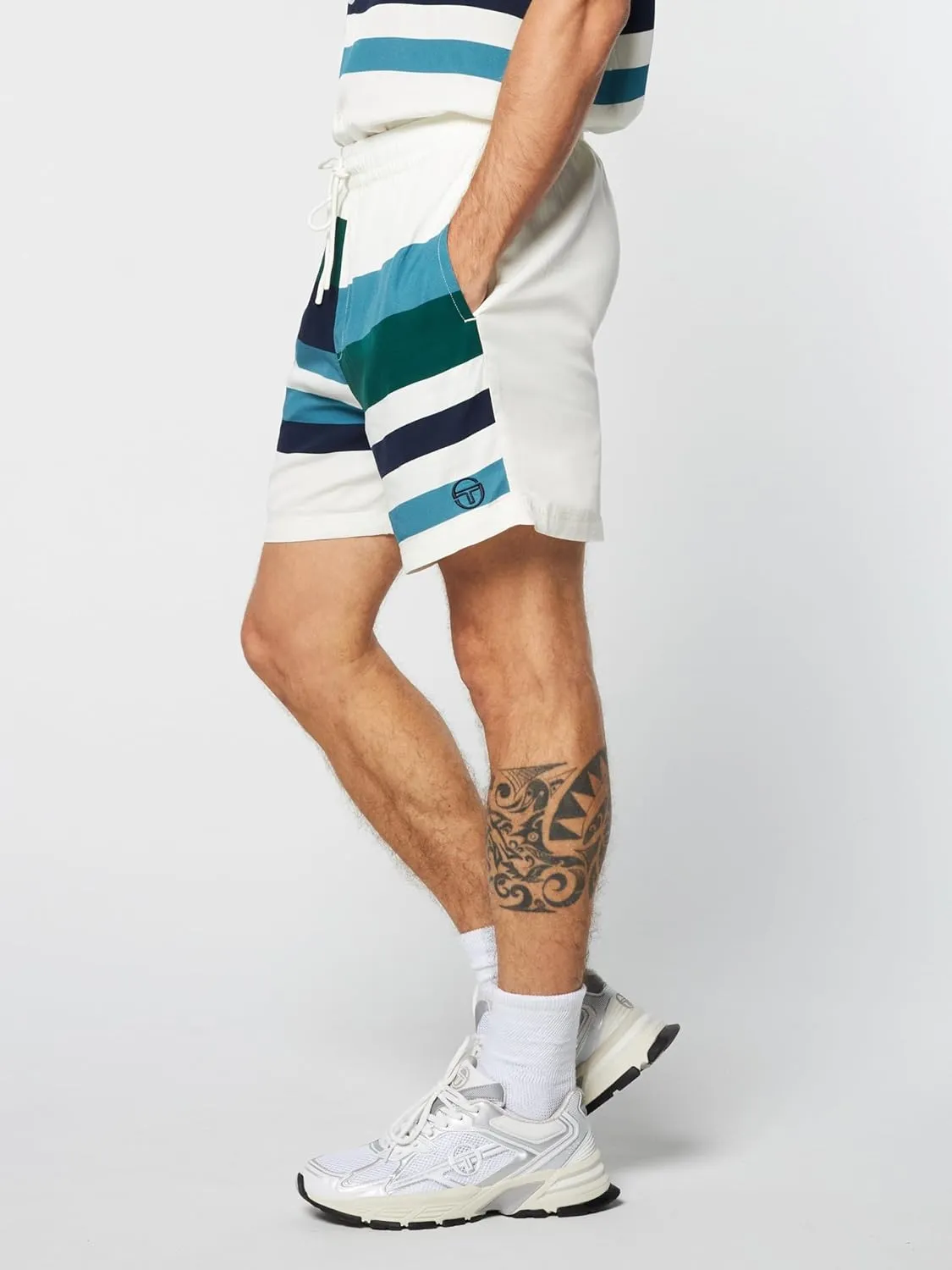Sergio Tacchini Pennellata Short- Gardenia/Multi