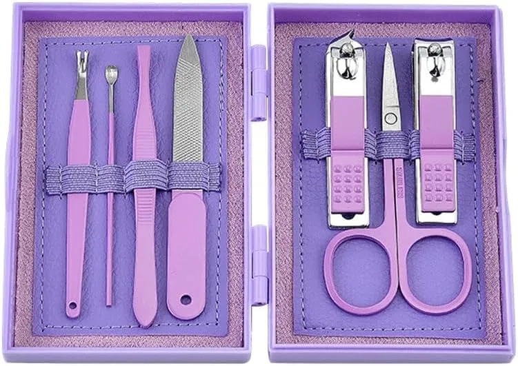 Seven Piece Nail Set Beauty Manicure Tool Nail Repair Set(D)