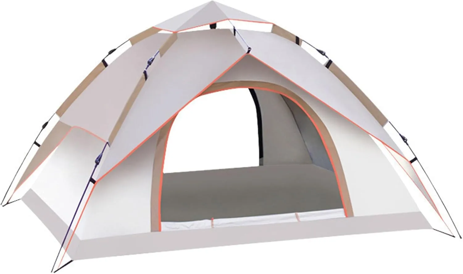 SFKLYU Instant Tents for Camping 3/4 Person Pop Up Tent Waterproof Easy Setup Camping Tent Backpack Double Layer Camping Tents