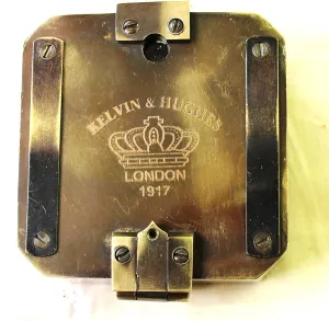 Shaheera Nautical STREET CRAFT Kelvin & Hughes Natural Sine Brunton 1917 Compass Brass Mining Compasses, Brass Pocket Compass Outdoor Navigation Tools.