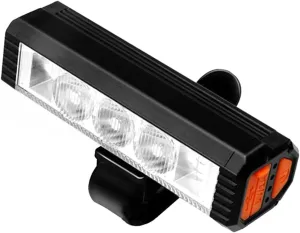 Shockproof Long Lasting Cycling Light Headlamp Intelligent Battery Indicators Multiple Lighting Option