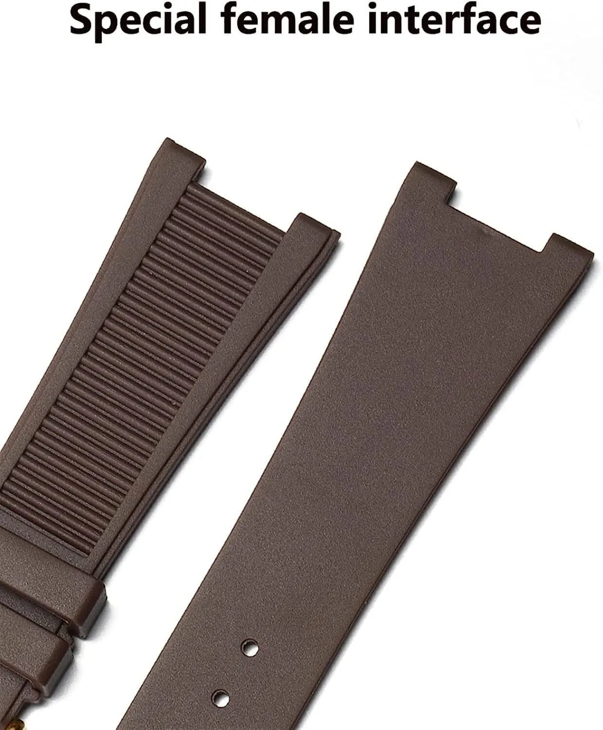 Silicone Watch Belt For Patek Philippe 5711 5712g Nautilus Watch Strap Special Interface 25mm*13mm