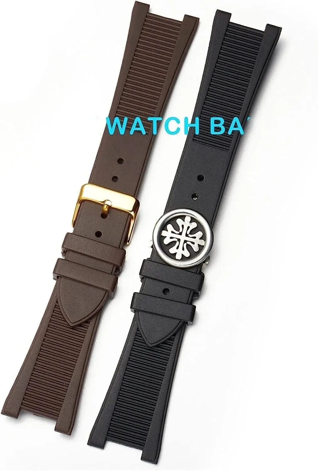 Silicone Watch Belt For Patek Philippe 5711 5712g Nautilus Watch Strap Special Interface 25mm*13mm