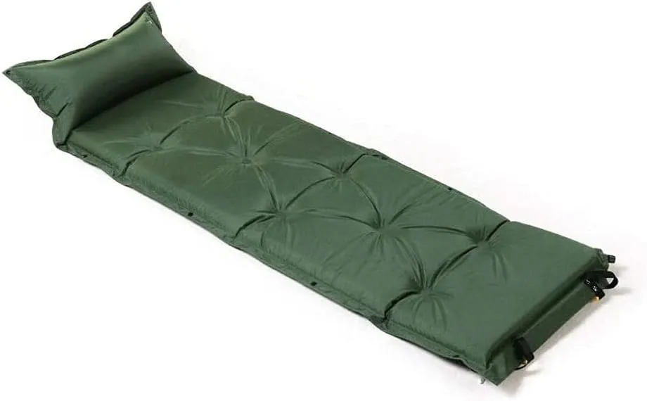 Sleeping Pad, Ultralight ompact Inflatable Air Mattress Lightweight Hiking, Backpacking, Outdoor & Travel Gear (Color : Green)
