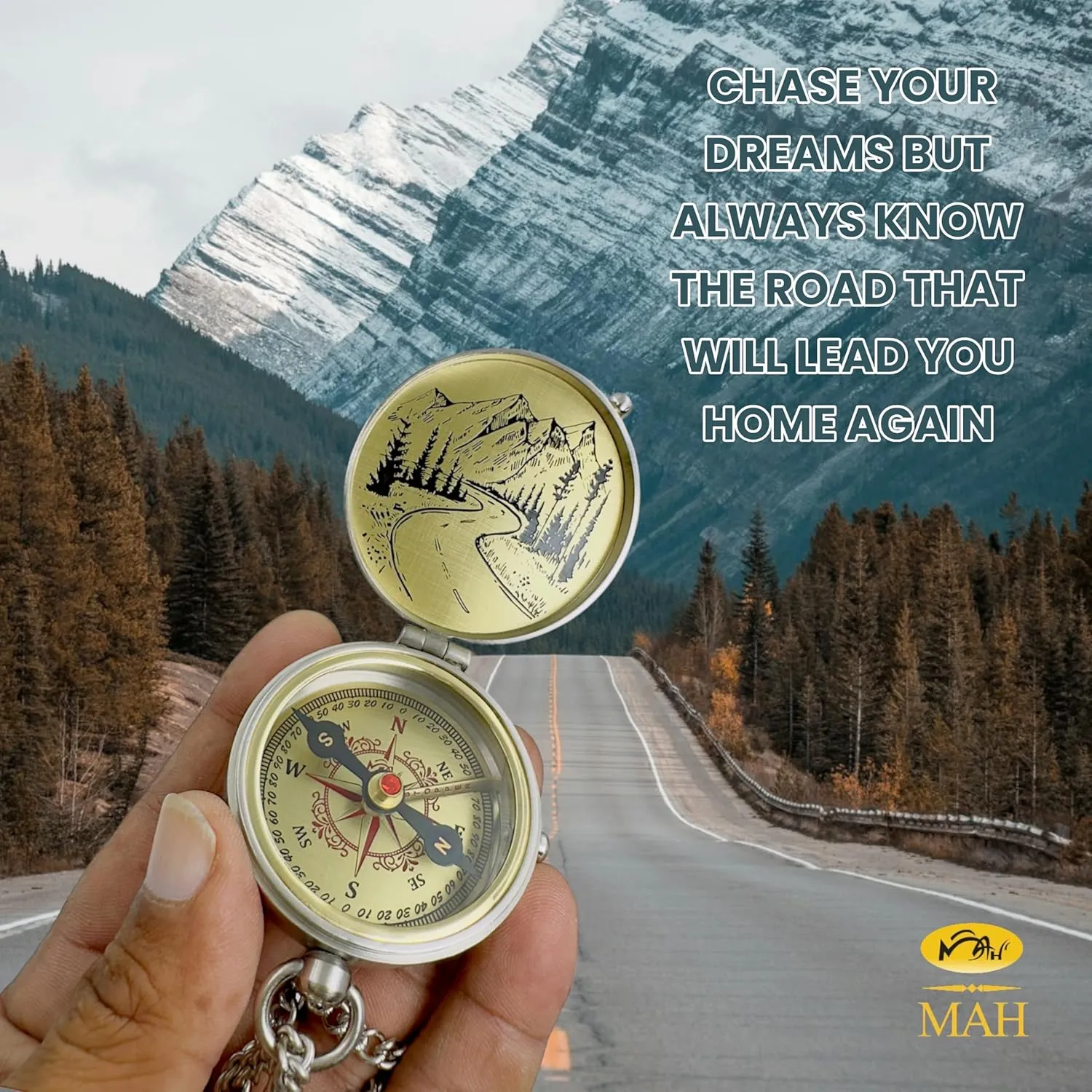 So You Can Always Find Your Way Back Home/Back to Me Engraved Camping Birthday Graduation Anniversary Baptism Christmas Veterans Thanksgiving Navigation Handmade Compass Gift for him/her Luxury Gift
