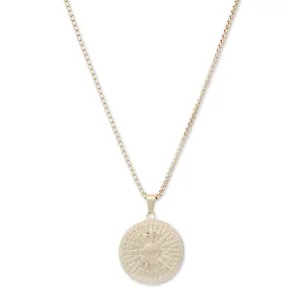 Solar Compass Necklace (Gold)
