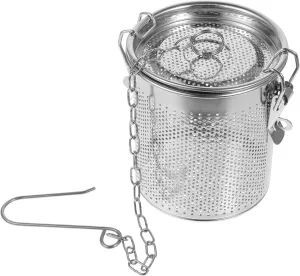 Stainless Steel Food Seasoning Infuser Strainer Basket Reusable Steeper for Soup Chinese and Brine Efficient Impurity with Corrosion Resistance