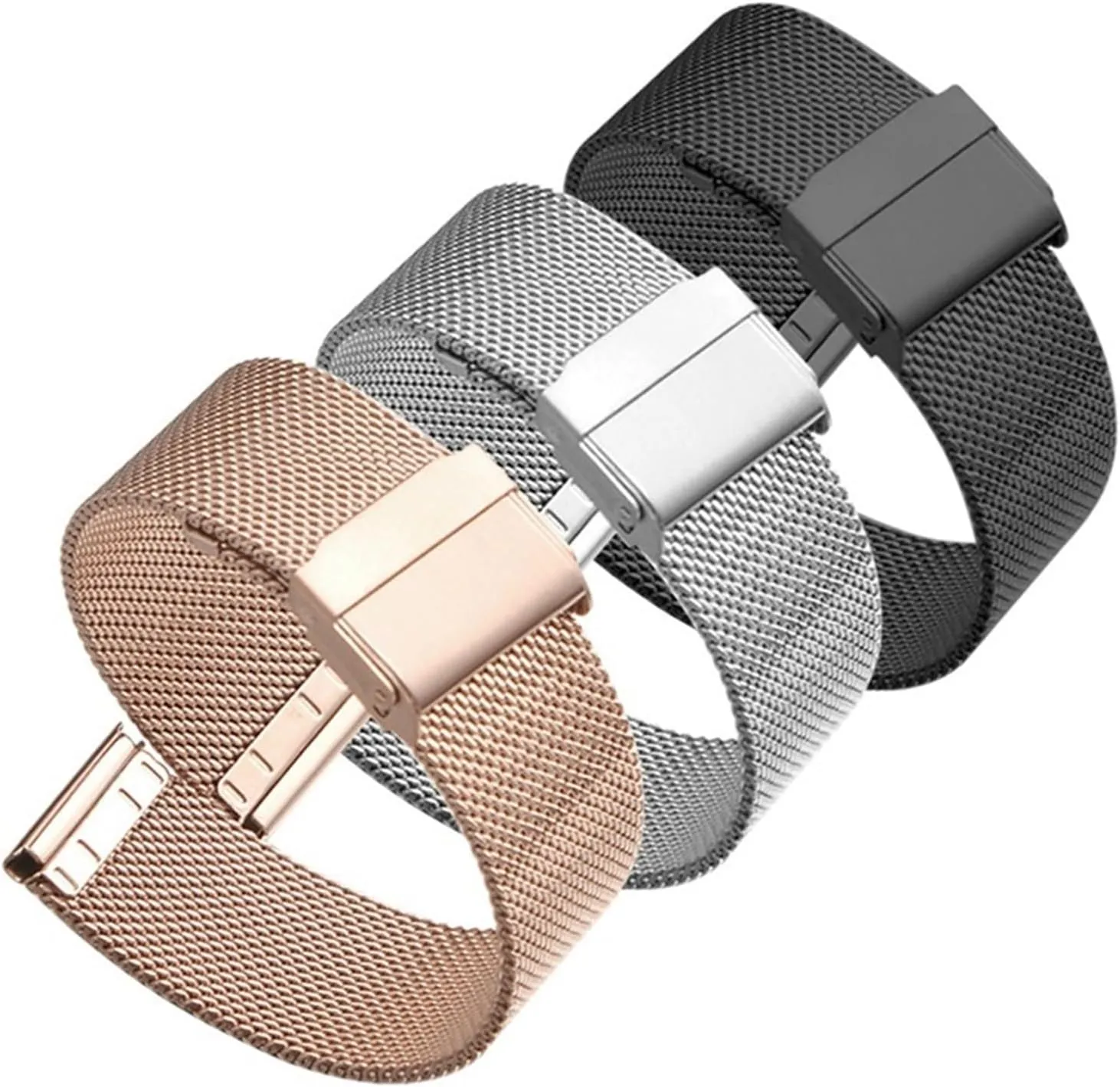 Stainless Steel Mesh Woven Watch Band Unisex Quick Change Band
