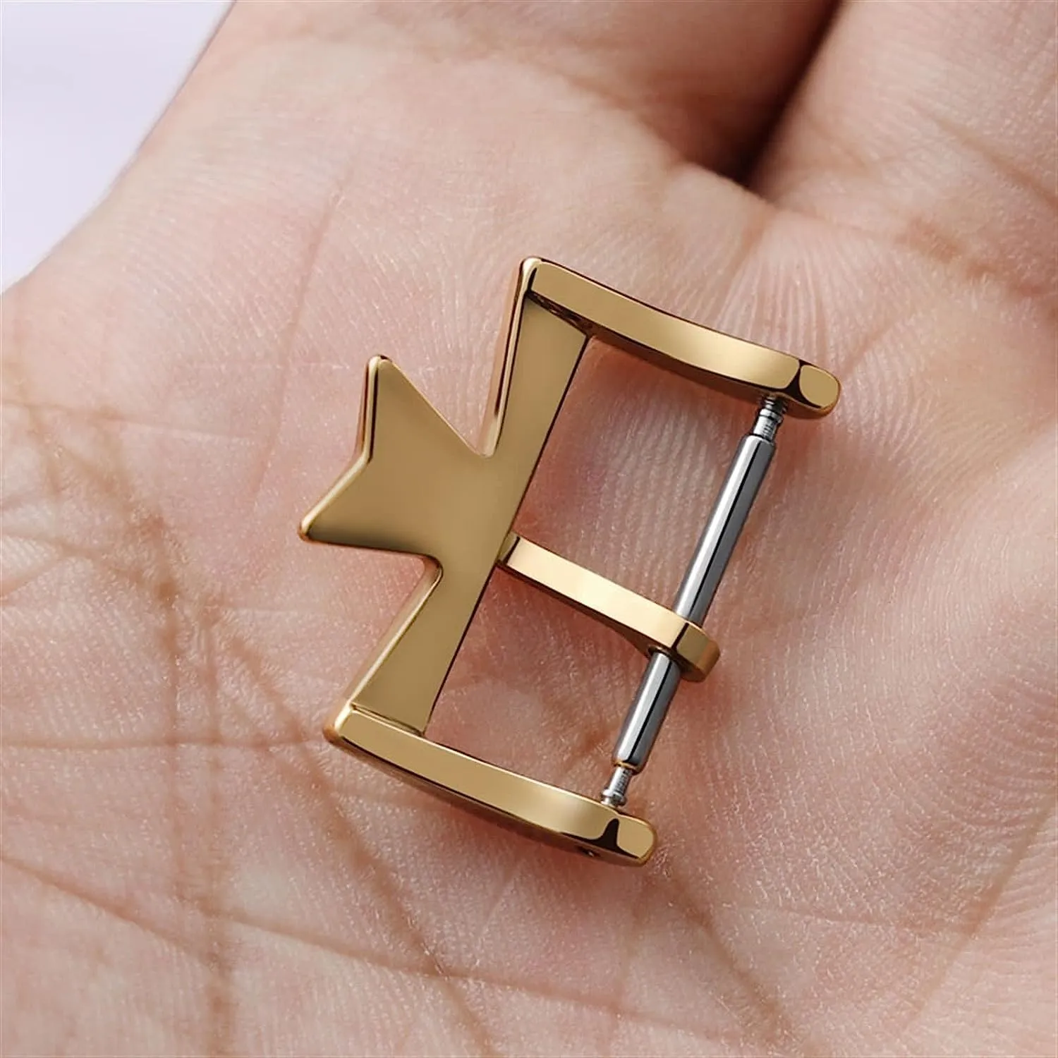 Stainless Steel Watch Clasp buckle for Vacheron Constantin VC Silvery Golden Rose Gold Metal Pin Clasp 16MM 18MM