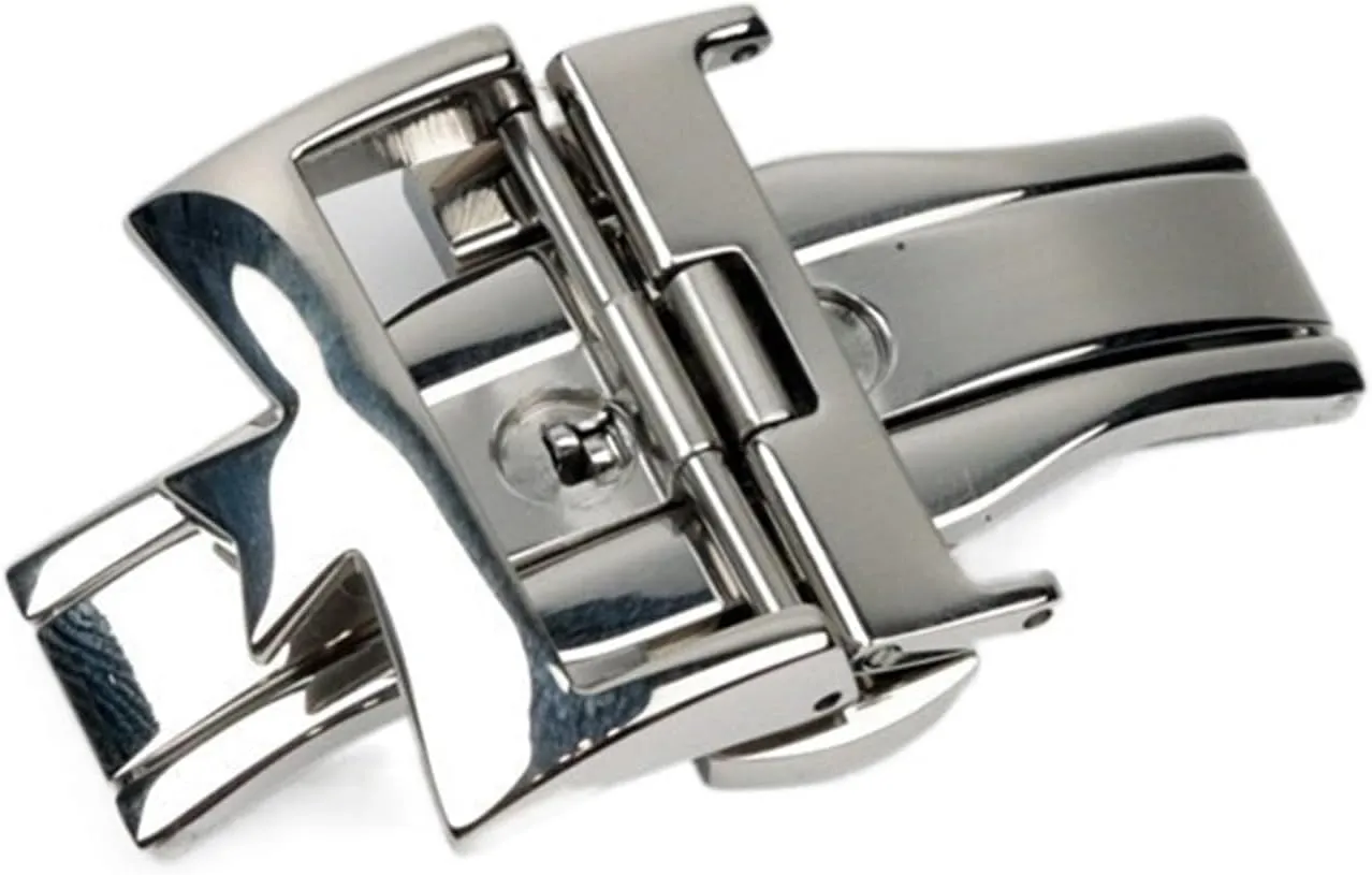 Stainless Steel Watch Clasp For VC Vacheron Watch Strap Buckles Constantin 20mm silver Metal Pin butterfly Clasp