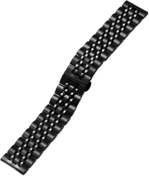 Stainless Steel Watch Strap 20mm 22mm Butterfly Buckle Universal Watchband Accessories